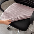 thumbnail image 5 of Office Chair Seat Cover, Washable Desk Chair Slipcover for Computer Chairs, Seat Protector for All Seasons, 5 of 6
