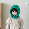 thumbnail image 4 of CoCopeanut 2022 Balaclava Parent-child Knitted Hats Bib Beanies Caps for Winter Keep Warm Scarf Skull Hat Outdoor Sports Ski Headgear Cap, 4 of 6