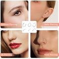 thumbnail image 4 of Briana Williams 20G Nose Studs Nose Rings Hoop Surgical Steel CZ Nose Rings Piercings Hoop Jewelry, 4 of 9