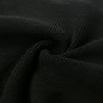 thumbnail image 6 of felwors Women's V-Neck Button Down Cardigan - Waist Cinched Peplum Hem Knit Sweater Black, S, 6 of 8