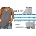 thumbnail image 5 of MOSHU Plus Size Tank Tops for Women Henley Sleeveless Shirts Summer Button Down Womens Tops, 5 of 6