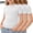 White, variant on WAVSUF T-Shirt for Girls 3 Pack Round Neck Short Sleeve Classic Fit 2026 Summer Daily Knitted Tees Pink Size 13/14