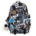 thumbnail image 1 of Mochila escolar impermeable para hombre y mujer, bolsa de viaje con estampado de camuflaje para ordenador portátil Fivean unisex, 1 of 2