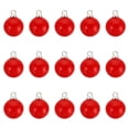 thumbnail image 1 of Unique Bargains Pendentifs Perles Factices 10 mm, Lot de 150 Perles Rondes Imitation Perle, Argent Rouge, 1 of 6
