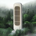 thumbnail image 3 of Sktrjpolfis Bladeless Desktop Tower Fan, Quiet Personal Tower Fan for Home Office Workstation, 14 Inch Compact Tabletop Cooling Fan, 3 of 6