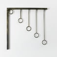 thumbnail image 5 of Phenofice Clothes Display Rack Bronze Round 1Set 11.8x11x0.4In For Scarves Corridor Homeowners, 5 of 8