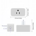 thumbnail image 4 of WiFi Outlet Socket 3000W Temporizador Función Control Para Electrodomésticos EE. UU., 4 of 9
