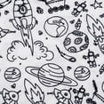 thumbnail image 6 of WIBACKER 2-9T Funny DIY Painted Pajamas for Boys Planet Summer Short Sleeve PJ Set You Can Color With Markers, 6 of 17