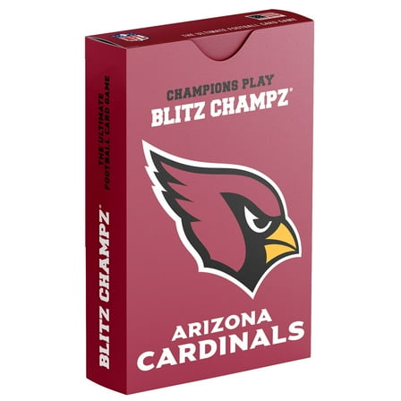 Blitz Champz Arizona Cardinals Card Game, Family Game for Adults & Kids, Easy-To-Learn Party Game