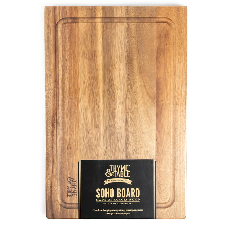 Stylish 8.5-in L x 18-in W Wood Cutting Board in the Cutting Boards  department at