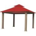 thumbnail image 1 of ACACIA 12' x 12' Aluminum Frame with OutDura Soft Top Gazebo in Cardinal Red, 1 of 13