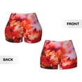 thumbnail image 5 of Picia Autumn Maple Leaves Printed Workout Shorts for Women Seamless Scrunch Butt Lifting High Waisted Yoga Gym Booty Running Moisture-wicking Short Pants-Large, 5 of 9