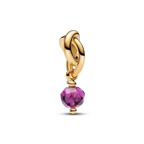 Pandora Moments Faceted Purple Eternity Circle Dangle Charm