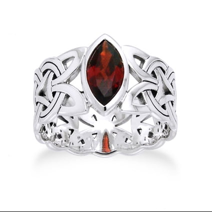 Borre Knot Garnet Ellipse Viking Braided Wedding Band Norse Celtic Sterling Silver Ring Sizes 4,5,6,7,8,9,10,11,12,13,14,15 Silver Insanity SI17515 Borre Knot Garnet Ellipse Viking Braided Wedding Band Norse Celtic Sterling Silver Ring Sizes 4,5,6,7,8,9,10,11,12,13,14,15 Silver Insanity SI17515