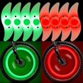 thumbnail image 1 of 8pcs Bike Spoke Lights. Waterproof Wheel Spoke Lights Wheel Rim Light Used For Bicycle Spoke Decoration Safety And Warning, 1 of 5