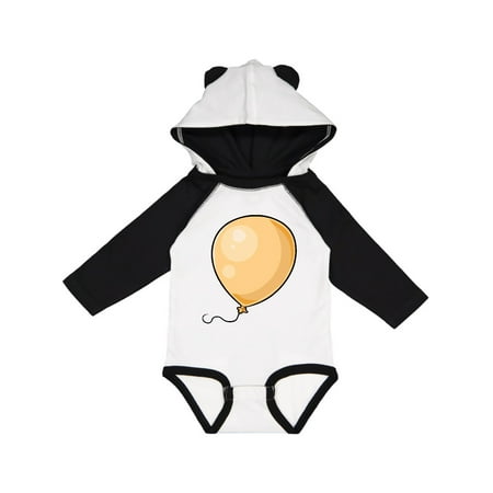 

Inktastic Yellow Balloon Gift Baby Boy or Baby Girl Long Sleeve Bodysuit