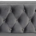 thumbnail image 6 of Morden Fort Modern Sofa with Deep Dutch Velvet, Iron Legs-Velvet Grey, 6 of 7