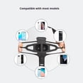 thumbnail image 4 of Adjustable Silicone Bike Phone Mount for Bicycles - Shockproof, Tool-Free Installation, Universal Fit for Most Phones & Handlebar Types, Horizontal/Vertical Screen Support, Eco-Friendly Material -, 4 of 7