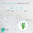 thumbnail image 2 of JJDANFILL Rayon Derived from Bamboo Pillow Standard Size Set of 2 - Machine Washable Bed Pillows for Sleeping for Back, Stomach and Side Sleeper - Firm Shredded Memory Foam Pillows 20 * 26in, 2 of 5