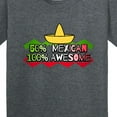 thumbnail image 4 of Inktastic 50% Mexican 100% Awesome Youth T-Shirt, 4 of 5