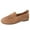 Khaki, variant on Xfvqtps Womens Knit Loafers Breathable Slip on Flats Round Toe Comfortable Casual Shoes for Women Flexible Soft Sole Everyday Wear Lightweight Walking Shoes Black