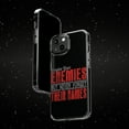 thumbnail image 6 of DistinctInk Clear Case for Apple iPhone 14 PRO (6.1" Screen) - Forgive Enemies Never Forget Their Names, 6 of 9