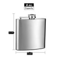 thumbnail image 3 of Top Shelf Flasks 6 Piece Upgraded Hip Flasks, 6 oz., 3 of 3