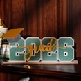 thumbnail image 4 of COM1950s 2026 Graduation Wooden Sign, Personalized Tabletop Decor For Graduate, Gift And Keepsake, 4 of 8