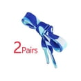thumbnail image 3 of INSPIRE CHIC 2 Paires Lacets Plats Colorés Mode pour Chaussures Bottes Espadrilles Bleu 100cm/39.4 Pouces, 3 of 6