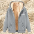 thumbnail image 2 of Lovzfmll Veste en Molleton de Noël pour Femme, Style Chandail à Capuchon Mode Gris, G, 2 of 3