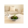 thumbnail image 2 of Modern Abstract Glass Decorative Bowl for Coffee Table Decor - Luxury Candy and Key Bowl for Home Decor Accents - Versatile Table, Kitchen Counter Bowl, or Centerpiece Table Decorations - 2", Black, 2 of 11