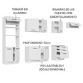 thumbnail image 4 of Cocina Integral MADESA Agata 330cm Blanco, 4 of 5