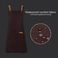 thumbnail image 3 of CSChome Tablier de Chef Ajustable Imperméable Tablier de Cuisine – Grande Couverture en Toile de Protection avec Poches, 3 of 7