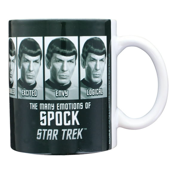 Star Trek Emotions of Spock 11oz Boxed Ceramic Mug