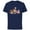 Navy, variant on Cats Kitten Friends - Short Sleeve Cotton T-Shirt for Adults - Customized-Navy