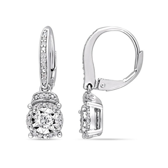 Everly Women's Diamond and Sterling Silver Earrings
