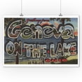 thumbnail image 2 of Geneva-on-the-Lake, Ohio, Large Letter Scenes (9x12 Wall Art Print, Home Decor), 2 of 3