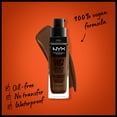 thumbnail image 2 of NYX Professional Makeup Can't Stop Won't Stop 24hr Full Coverage Liquid Foundation, Matte Finish, Waterproof, Deep Espresso, 2 of 9