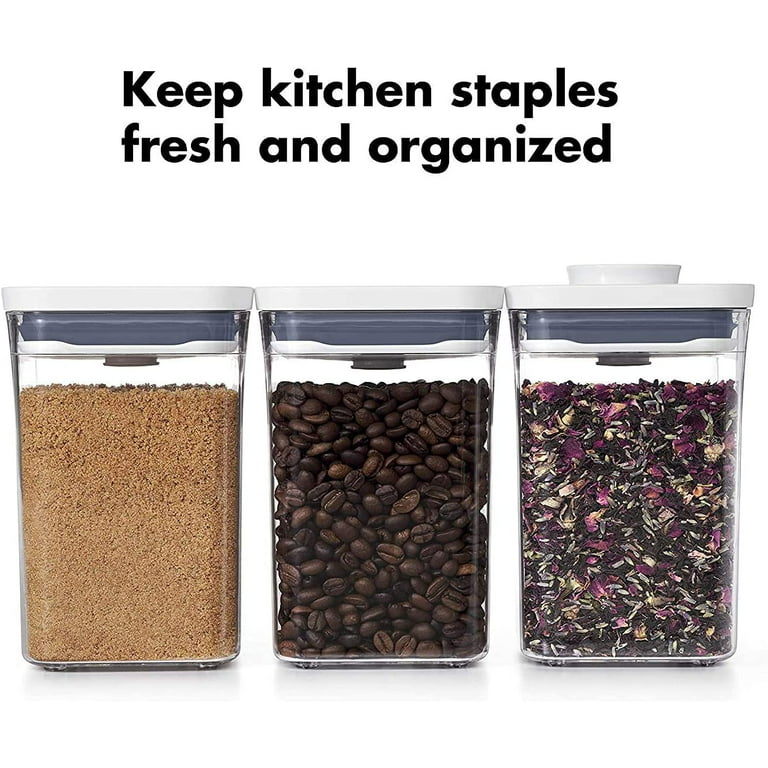 POP Food Storage Containers for Kitchen, Pantry Organization, Set of 6 