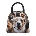 thumbnail image 2 of Haiem Realistic Cute Puppy Printed Lunch Bag Women, Lunch Box Lunch Bag for Women, Small Leakproof Cute Lunch Tote Large Capacity Reusable Insulated Cooler Lunch Container, 2 of 6