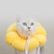 thumbnail image 2 of ColoMX Mascota Cono cómodo ajustable Recuperación suave Collar de cono de flor solar de gato protector, 2 of 8