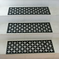 thumbnail image 5 of Rubber-Cal 6-Piece Stars Step Mat Rubber Stair Treads, 9.75 by 29.75-Inch, Black, 5 of 6