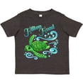 thumbnail image 3 of Inktastic Hilton Head Cute Sea Turtle with Waves and Bubbles Boys or Girls Toddler T-Shirt, 3 of 5