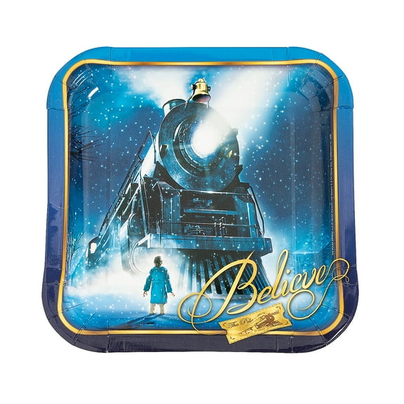 The Polar Express Paper Dinner Plates - 8 Count