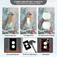 thumbnail image 3 of Light Switch Cover Switch Plate Outlet Cover Plug Cover for Electrical Unused Outlet Cover Elegant Little Robin, 3 of 6