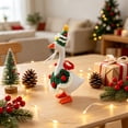 thumbnail image 4 of AZXY 7 Inch Desk Goose Outfits, Christmas Goose Clothes Dress for Small Table Goose Statue, Duck Clothes, Holiday Goose Clothing for Indoor Desk Office Tabletop Christmas Decoration, 4 of 7