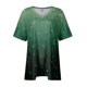thumbnail image 5 of Camiseta de Manga Corta de Cuello en V Sólido Casual, Camisetas de Manga Corta para las Mujeres, 5 of 7