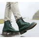 thumbnail image 3 of Botas Militares Piel Unisex Moda Adulto Verdes, 3 of 3