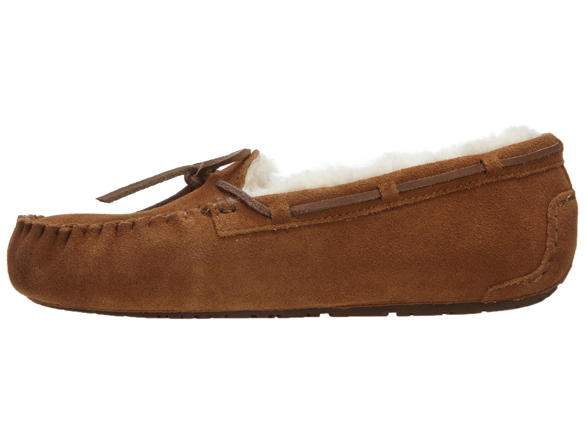 Ugg Girls Dakota Moccasin Slippers, Chestnut,1 M US - Walmart.com