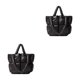 thumbnail image 4 of Minnieouse Bolso de mano ligero y acolchado con cómodas correas acolchadas para los hombros Bolso tipo almohada Negro Negro 2Conjunto, 4 of 6